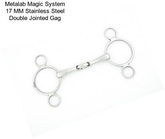 Metalab Magic System 17 MM Stainless Steel Double Jointed Gag