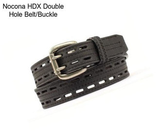 Nocona HDX Double Hole Belt/Buckle