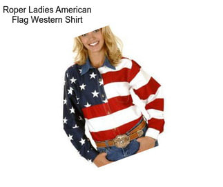 Roper Ladies American Flag Western Shirt