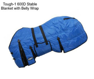 Tough-1 600D Stable Blanket with Belly Wrap