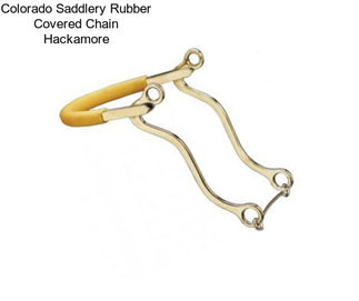 Colorado Saddlery Rubber Covered Chain Hackamore