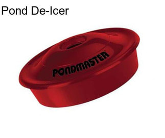 Pond De-Icer