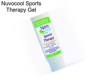Nuvocool Sports Therapy Gel
