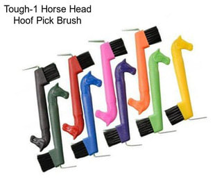 Tough-1 Horse Head Hoof Pick Brush