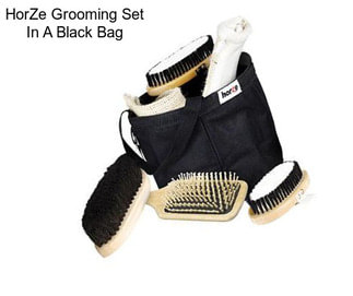 HorZe Grooming Set In A Black Bag