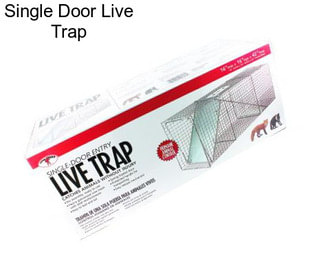 Single Door Live Trap