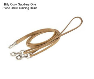 Billy Cook Saddlery One Piece Draw Training Reins