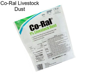 Co-Ral Livestock Dust