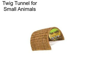 Twig Tunnel for Small Animals