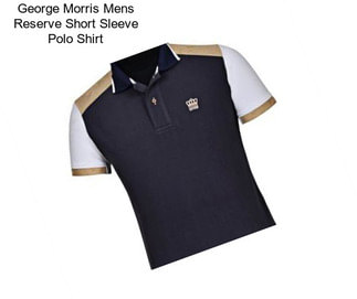 George Morris Mens Reserve Short Sleeve Polo Shirt