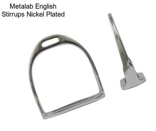 Metalab English Stirrups Nickel Plated