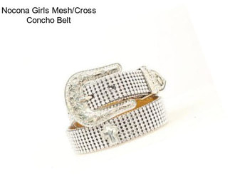 Nocona Girls Mesh/Cross Concho Belt