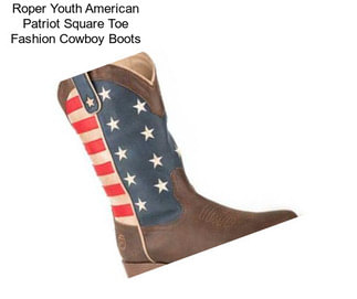 Roper Youth American Patriot Square Toe Fashion Cowboy Boots