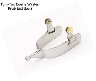 Turn-Two Equine Western Knob End Spurs