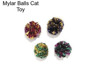 Mylar Balls Cat Toy