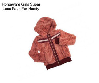 Horseware Girls Super Luxe Faux Fur Hoody