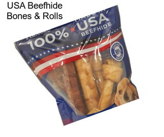 USA Beefhide Bones & Rolls