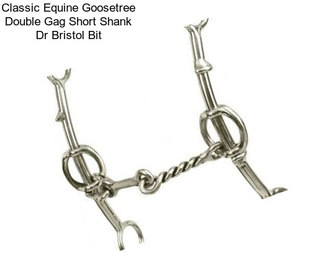 Classic Equine Goosetree Double Gag Short Shank Dr Bristol Bit