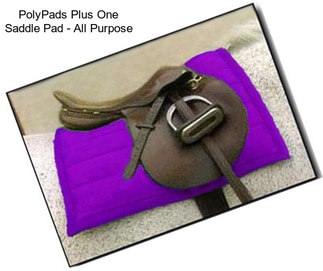 PolyPads Plus One Saddle Pad - All Purpose