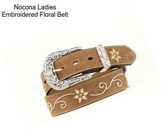 Nocona Ladies Embroidered Floral Belt