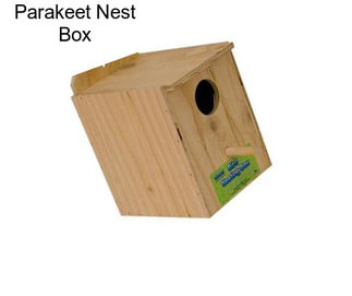 Parakeet Nest Box