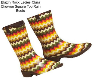 Blazin Roxx Ladies Clara Chevron Square Toe Rain Boots