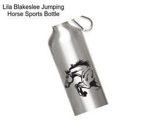 Lila Blakeslee Jumping Horse Sports Bottle