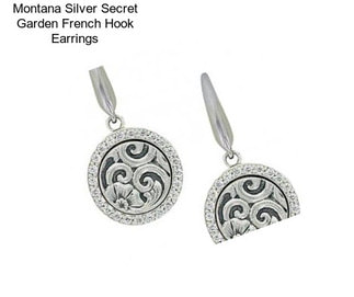 Montana Silver Secret Garden French Hook Earrings