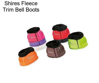 Shires Fleece Trim Bell Boots