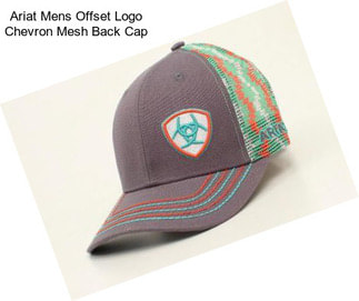 Ariat Mens Offset Logo Chevron Mesh Back Cap