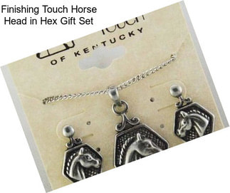 Finishing Touch Horse Head in Hex Gift Set