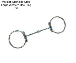 Metalab Stainless Steel Large Western Dee Ring Bit