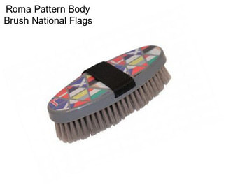 Roma Pattern Body Brush National Flags