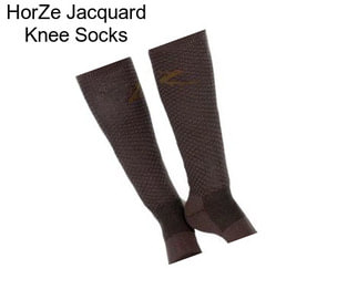 HorZe Jacquard Knee Socks