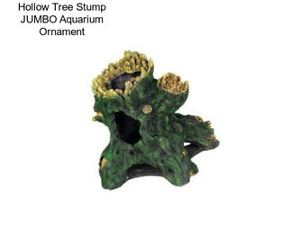 Hollow Tree Stump JUMBO Aquarium Ornament