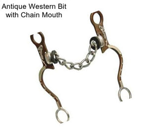 Antique Western Bit with Chain Mouth