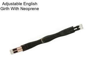 Adjustable English Girth With Neoprene