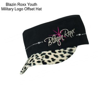 Blazin Roxx Youth Military Logo Offset Hat