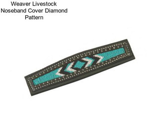 Weaver Livestock Noseband Cover Diamond Pattern
