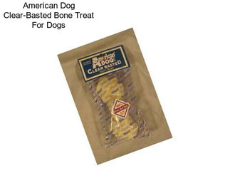 American Dog Clear-Basted Bone Treat For Dogs