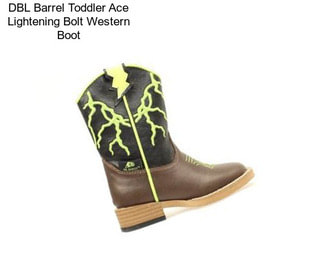 DBL Barrel Toddler Ace Lightening Bolt Western Boot