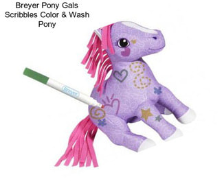 Breyer Pony Gals Scribbles Color & Wash Pony