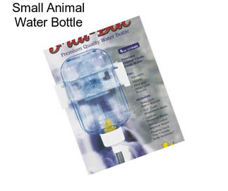 Small Animal Water Bottle