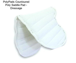 PolyPads Countoured Poly Saddle Pad - Dressage