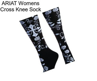 ARIAT Womens Cross Knee Sock