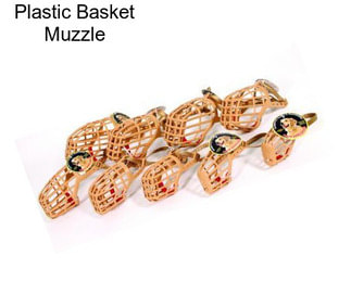 Plastic Basket Muzzle