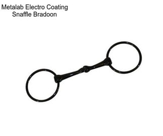 Metalab Electro Coating Snaffle Bradoon