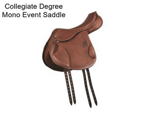 Collegiate Degree Mono Event Saddle