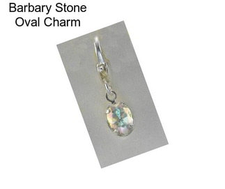 Barbary Stone Oval Charm