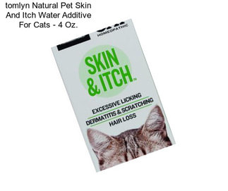 Tomlyn Natural Pet Skin And Itch Water Additive For Cats - 4 Oz.